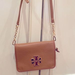Britten Combo Tan Leather Cross Body Bag